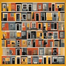 a house by Gerd Arntz