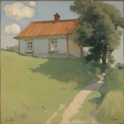 a house by Gerhard Munthe