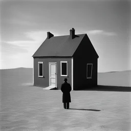 a house by Gilbert Garcin
