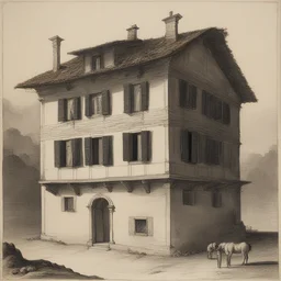 a house by Giovanni Battista Bracelli