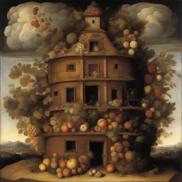 a house by Giuseppe Arcimboldo