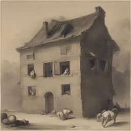 a house by Govaert Flinck