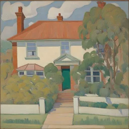 a house by Grace Cossington Smith