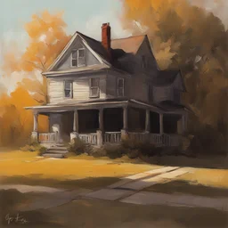 a house by Greg Rutkowski
