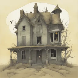a house by Gris Grimly