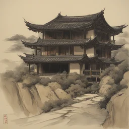 a house by Gu Hongzhong