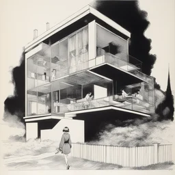 a house by Guido Crepax