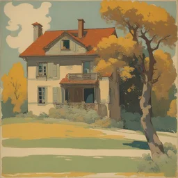 a house by Gustave Baumann