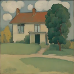 a house by Gustave De Smet