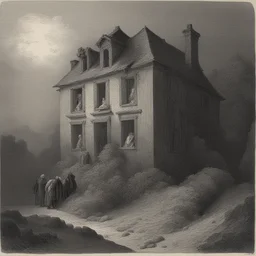 a house by Gustave Doré