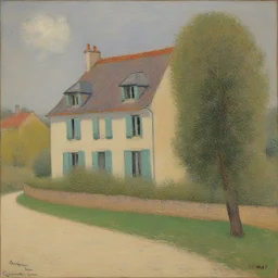 a house by Gustave Loiseau
