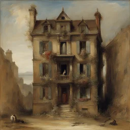 a house by Gustave Moreau