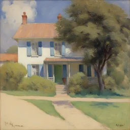 a house by Guy Rose
