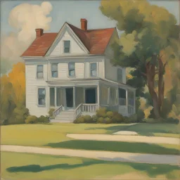 a house by Hale Woodruff