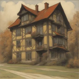 a house by Hans Baluschek