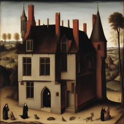 a house by Hans Memling