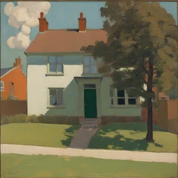 a house by Harold Gilman