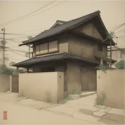 a house by Hashiguchi Goyo