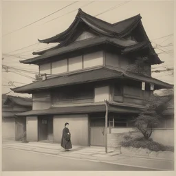 a house by Hashimoto Gahō