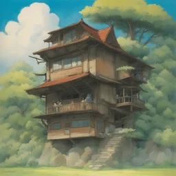 a house by Hayao Miyazaki