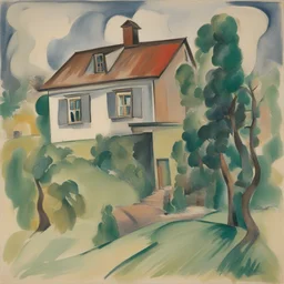a house by Heinrich Campendonk