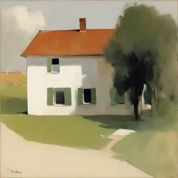 a house by Helene Schjerfbeck
