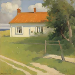 a house by Helga Ancher