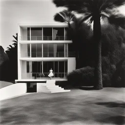 a house by Helmut Newton