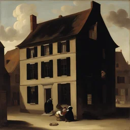 a house by Hendrick ter Brugghen