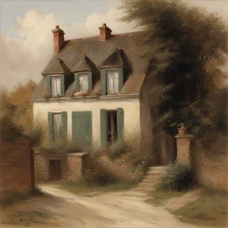 a house by Henriëtte Ronner-Knip