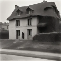 a house by Henri Cartier-Bresson
