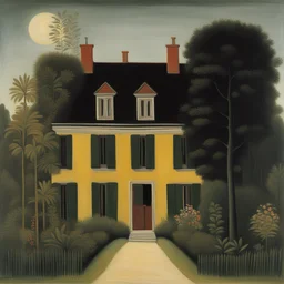 a house by Henri Rousseau