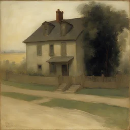 a house by Henry Ossawa Tanner