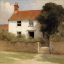 a house by Henry Scott Tuke