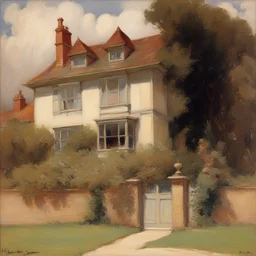 a house by Herbert James Draper