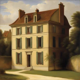 a house by Hippolyte Flandrin