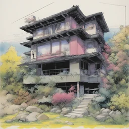 a house by Hirohiko Araki