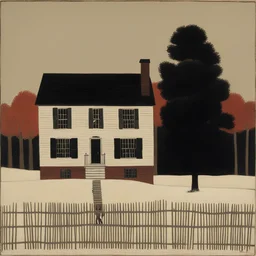 a house by Horace Pippin