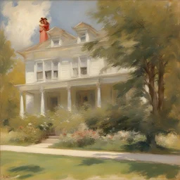 a house by Howard Chandler Christy