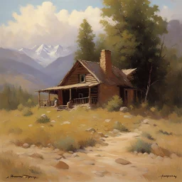 a house by Howard Terpning