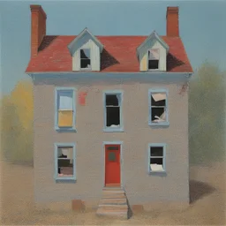 a house by Howardena Pindell