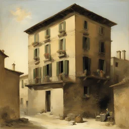 a house by Ippolito Caffi