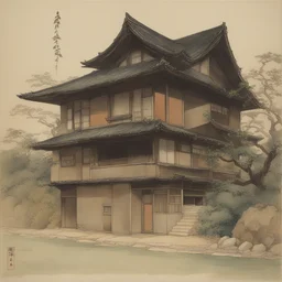 a house by Itō Jakuchū