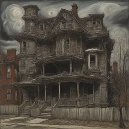 a house by Ivan Albright