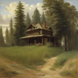 a house by Ivan Shishkin