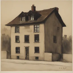 a house by József Rippl-Rónai