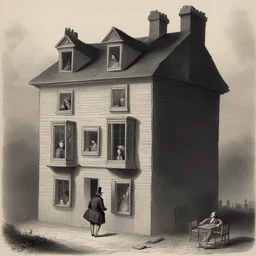 a house by J. J. Grandville
