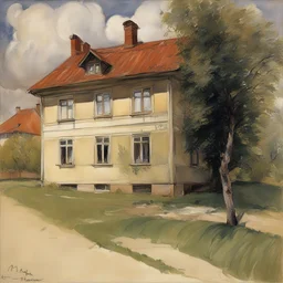 a house by Jacek Malczewski