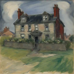 a house by Jack Butler Yeats