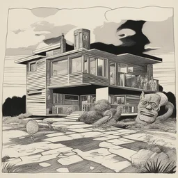 a house by Jack Kirby